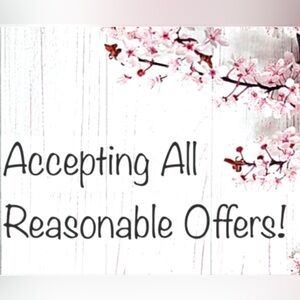 Make an offer! All reasonable offers considered!!!